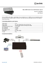 AV Link 128.820UK User Manual preview