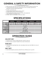 Preview for 2 page of AVA WEIGH 334HSD20 User Manual