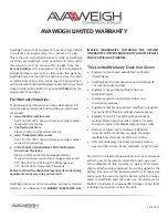 Preview for 4 page of AVA WEIGH 334HSD20 User Manual