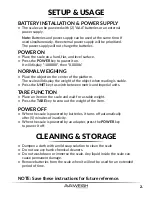 Preview for 3 page of AVA WEIGH 334PC32NSF User Manual