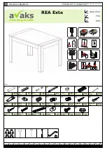 avaks nabytok REA Exte Assembly Instructions Manual preview