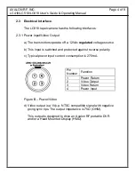 Preview for 6 page of Avalon RF LC418 User'S Manual & Operating Manual