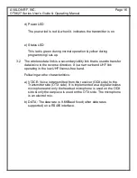 Preview for 19 page of Avalon RF OTX627 User'S Manual & Operating Manual