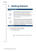 Preview for 4 page of Avalue Technology BFC-10R1 Quick Reference Manual