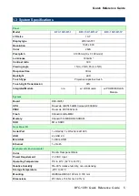 Preview for 5 page of Avalue Technology BFC-10R1 Quick Reference Manual