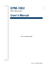 Avalue Technology EPM-1502 User Manual preview