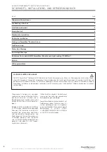 Preview for 4 page of AVANCIS PowerMax 105 Safety, Installation, And Operation Manual