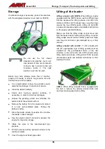 Preview for 95 page of Avant Tecno Oy Avant 850 Operator'S Manual