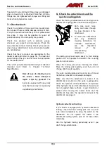 Preview for 110 page of Avant Tecno Oy Avant 850 Operator'S Manual