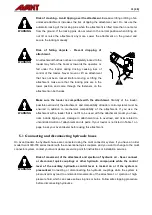 Preview for 13 page of AVANT 550 Operator'S Manual