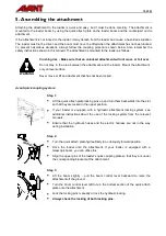 Preview for 13 page of AVANT A37548 Operator'S Manual For Attachment