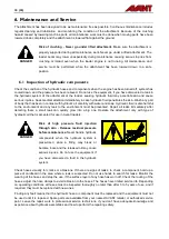 Preview for 18 page of AVANT A442314 Operator'S Manual