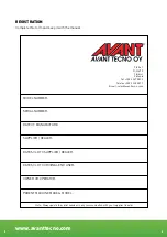 Preview for 6 page of AVANT HD35 Operator'S Manual