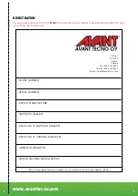 Preview for 7 page of AVANT HD35 Operator'S Manual