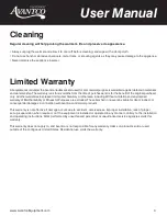 Preview for 3 page of Avantco Equipment W51 User Manual