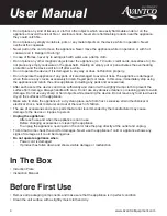 Preview for 4 page of Avantco 177IC18DB User Manual