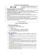 Preview for 7 page of Avanti EC152BH Instruction Manual