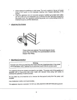 Preview for 7 page of Avanti MAGIC COOL CF51P Instruction Manual