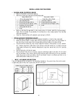 Preview for 9 page of Avanti WBV21DZ Instruction Manual