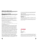 Preview for 10 page of Avaya ABT-35 User Manual