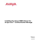 Avaya Aura S8800 Manual preview