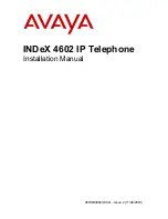 Avaya INDEX 4602 Installation Manual preview