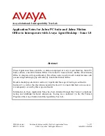 Preview for 1 page of Avaya Jabra Motion
Office Application Notes