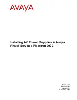 Avaya Virtual Services Platform 9000 Series Manual preview
