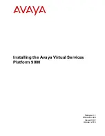 Avaya Virtual Services Platform 9000 Installation Manual preview