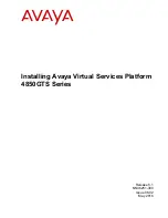 Preview for 1 page of Avaya VSP 4850 GTS DC Installing