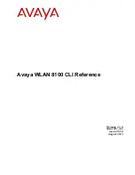 Preview for 1 page of Avaya WLAN 8100 Series Reference