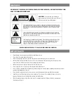 Preview for 3 page of Avayon DXP-1000 Instruction Manual