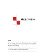 Preview for 10 page of Avenview C-COMP-VGA User Manual