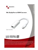 Preview for 1 page of Avenview C-MDP-HDMI User Manual