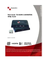 Preview for 1 page of Avenview C-VGA-HDM User Manual