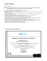 Preview for 3 page of Avers Screens Solar User Manual