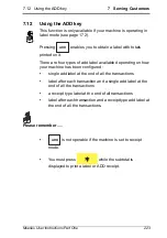 Preview for 225 page of Avery Berkel M Series User Instructions