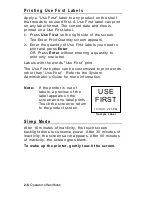 Preview for 20 page of Avery Dennison FRESHMARX 9415 Operator'S Handbook Manual