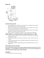 Preview for 7 page of AVG AVI-366IS3 Installation Manual / Use And Care Manual