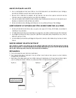 Preview for 6 page of AVG AVT-309CS - TEXAS Installation Use And Care Manual