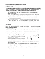 Preview for 8 page of AVG CAROLINA AVC-306CS Installation Manual / Use And Care Manual