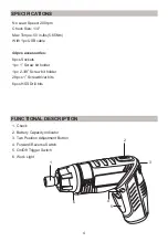 Preview for 4 page of Avid Power ACSD368 Operator'S Manual