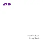 Avid Technology ISIS 2000 Setup Manual preview