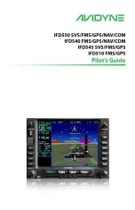 Avidyne IFD510 Pilot'S Manual preview