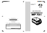 Preview for 1 page of Avio MP-15E User Manual