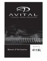 Preview for 13 page of Avital 4118L Owner'S Manual