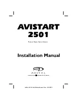 Preview for 1 page of Avital AviStart 2501 Installation Manual