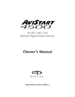 Preview for 1 page of Avital AviStart 4500 Owner'S Manual