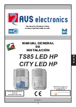 Preview for 25 page of AVS Electronics CITY CARB.LED HP General Manual For Installation