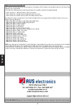 Preview for 32 page of AVS Electronics CITY CARB.LED HP General Manual For Installation